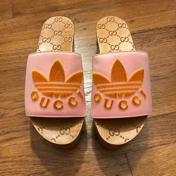 Gucci x Adidas Platforms/Clogs - Picture 4 of 6